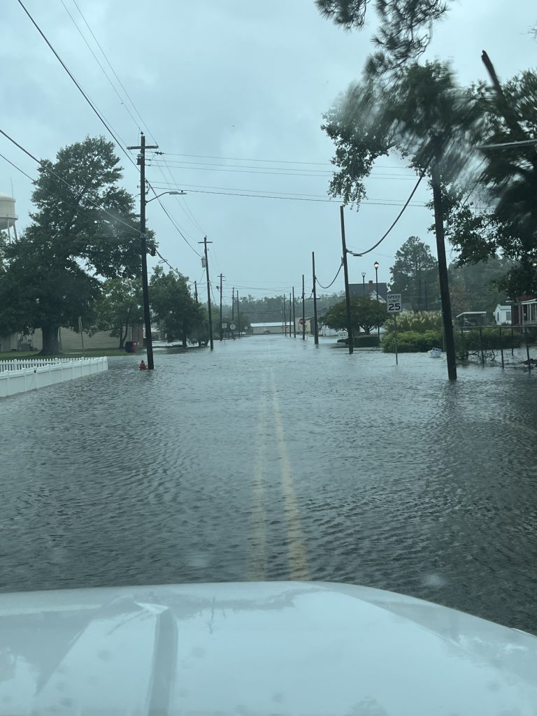 Flooding in Baxley Georgia August 30th 2023